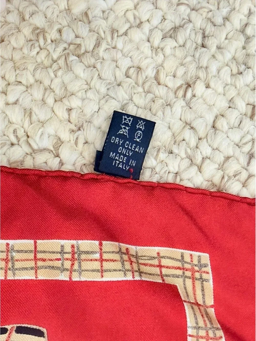 Burberry Vintage Red Nova Check Plaid Dog Breed Novelty 18.5